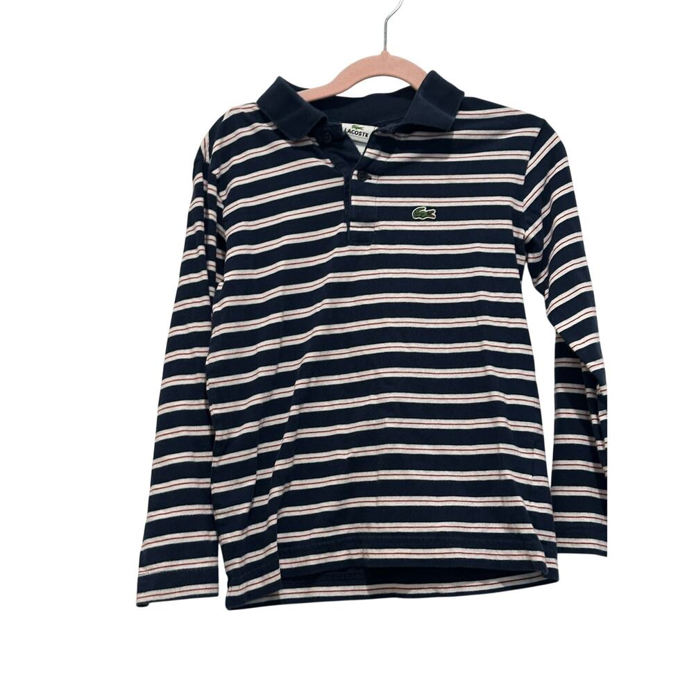 Lacoste kids’ striped rugby top